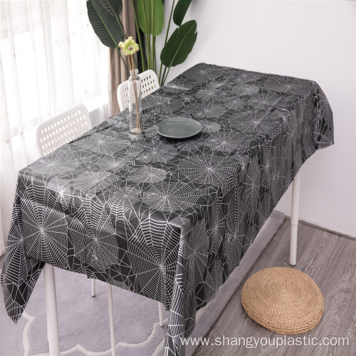 tablecloth with flannel back for Halloween